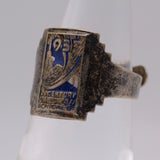 Vintage Sterling 1933 Worlds Fair Souvenir Ring 4.75