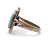 Vintage Sterling Turquoise Ring 5.75