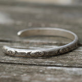 Vintage Sterling Stamped Cuff