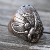 Vintage Sterling Eagle Ring 10.75