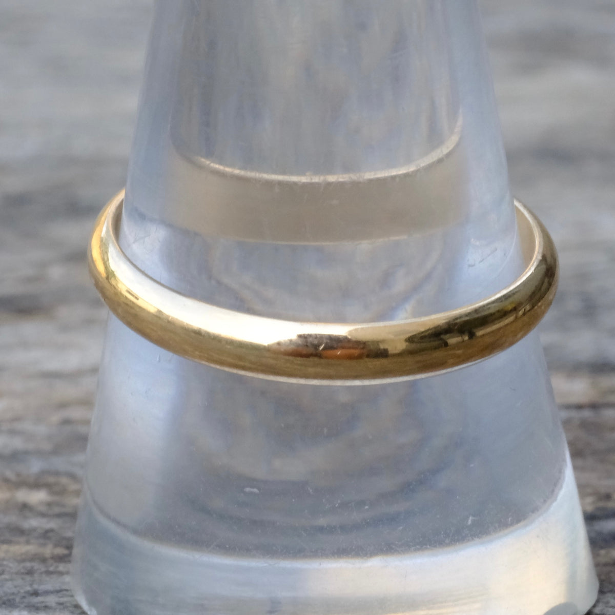 Vintage 14K Gold Band Ring 9.75