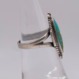 Vintage Sterling Turquoise Ring 6.5