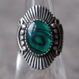 Vintage Sterling Abalone Ring 6