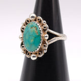 Vintage Sterling Turquoise Ring 6
