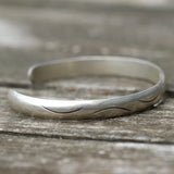 Vintage Sterling Silver Stamped Cuff