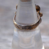 Vintage Sterling Mother Of Pearl Ring 6