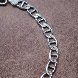 Vintage Sterling Mariner Chain Bracelet