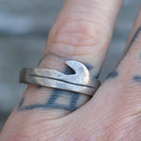 Vintage Sterling Silver Band 7