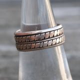 Vintage Sterling Silver Band 6