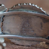 Vintage Sterling Zuni Cluster Cuff Bracelet