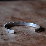 Vintage Sterling Turquoise Cuff Bracelet 6.5"