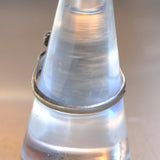 Vintage Sterling Turquoise and Coral Ring 9.25