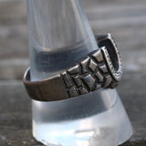 Vintage Sterling Silver Horseshoe Ring 10.25