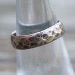 Vintage Sterling Hammered Band 6