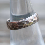 Vintage Sterling Hammered Band 6
