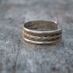 Vintage Sterling Silver Wide Cuff
