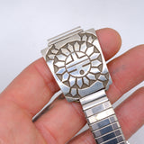 Vintage Sterling Sunface Watch Band