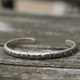 Vintage Sterling Stamped Cuff