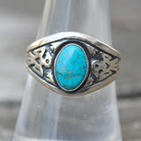 1980's Vintage Turquoise Thunderbird Ring