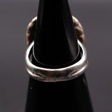 Vintage Sterling Turquoise Feather Ring 4.5