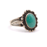 Vintage Sterling Turquoise Ring 7