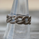 Vintage Sterling Chain Band 8.25