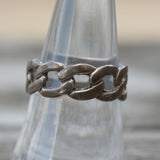 Vintage Sterling Chain Band 8.25