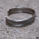 Vintage Sterling Silver Braided Cuff