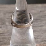Vintage Sterling Multistone Inlay Feather Ring 6.75 