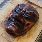 Antique Plaster And Ceramic Bugaku Mask