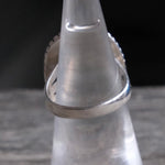 Vintage Sterling Agate Roper Ring 5.5