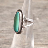 Vintage Sterling Turquoise Roper Ring 3