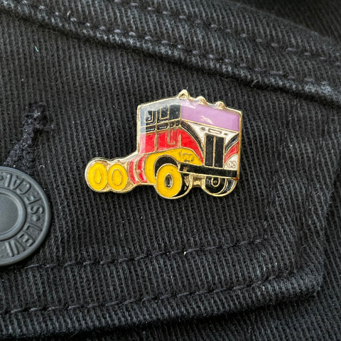 Vintage Big Rig Enamel Pin