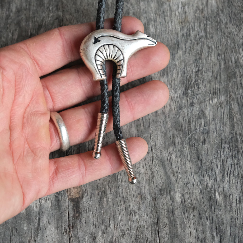 Vintage Hopi Bear Bolo Tie – American Decay