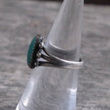 Vintage Sterling Turquoise Ring 5.25